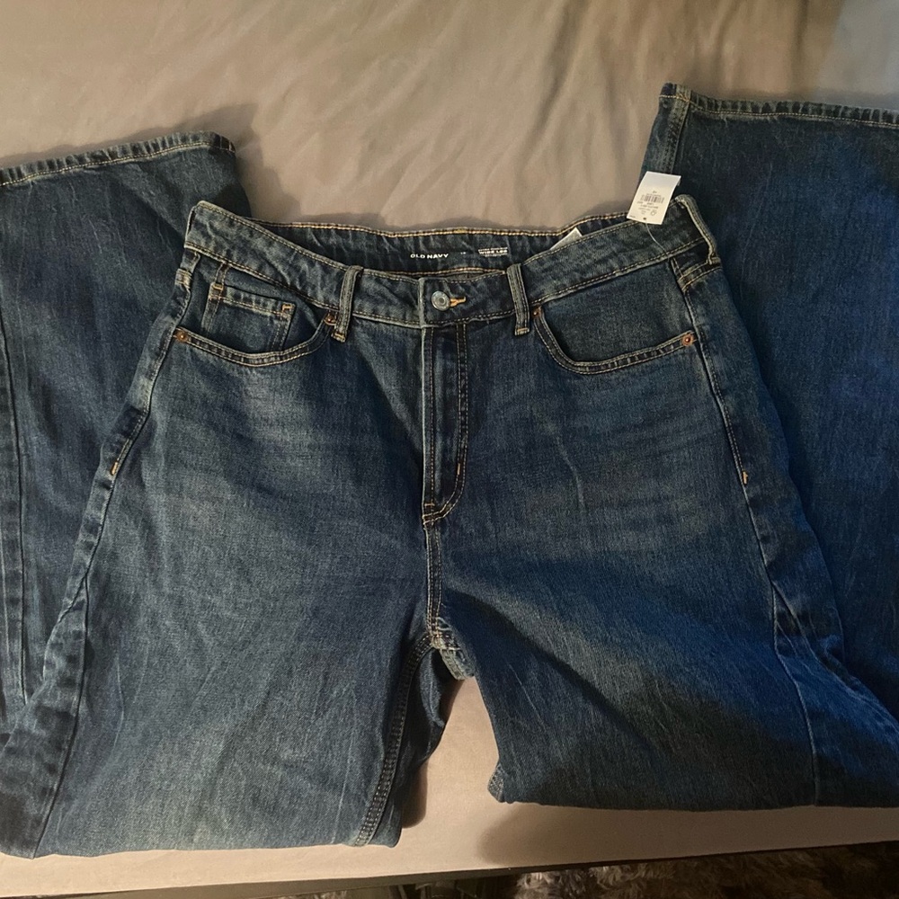 12 High-waisted wide leg Old Navy Jeans. BRAND NEW WITH TAGS!!!